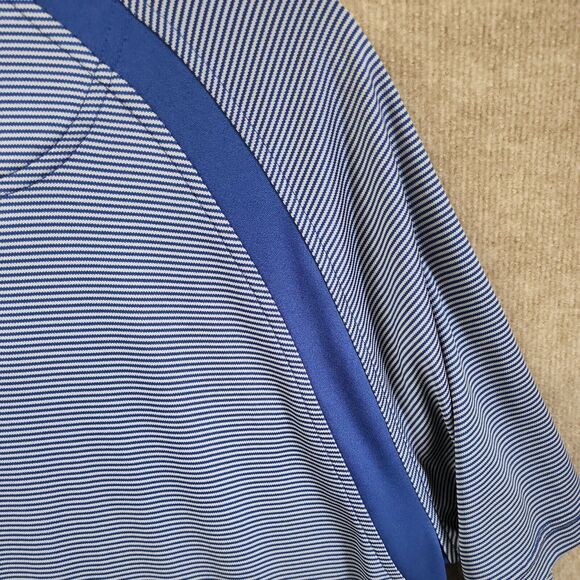 Shark Greg Norman 1/4 Zip Polo Tasso Elba Men's Large Slim Fit Golf Shirt - Picture 9 of 11